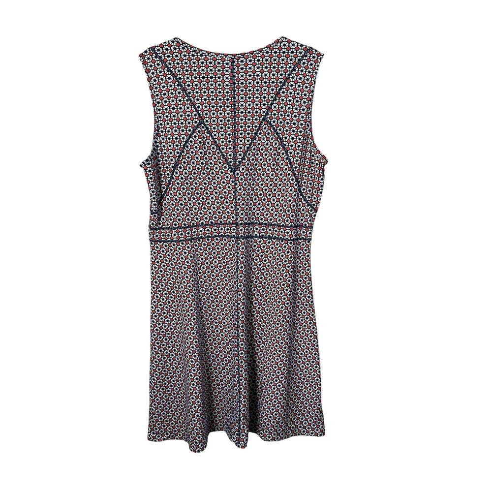 Title Nine Dream Mosaic Fit & Flare Dress XL Athletic Travel Buttah Fabric - Picture 4 of 14